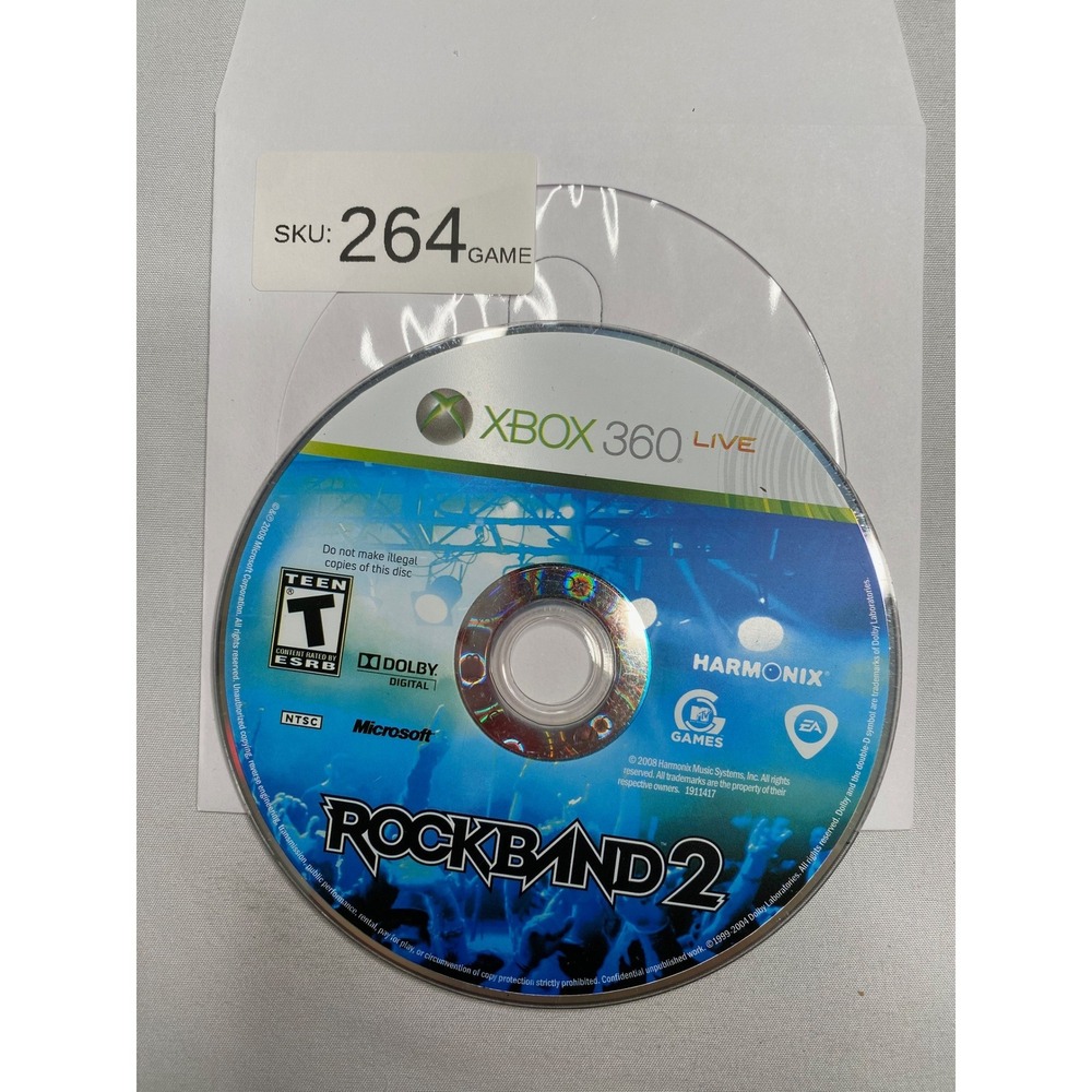 Rock Band 2 Microsoft Xbox 360